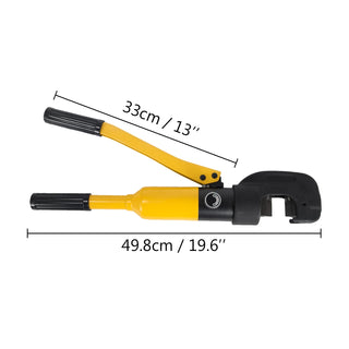 RC-22 Integral Hydraulic Rebar Cutter Clamp 13Ton Manuel Integral Cutting Tool Max Cutting 9/10in Making Roll Cages Frames