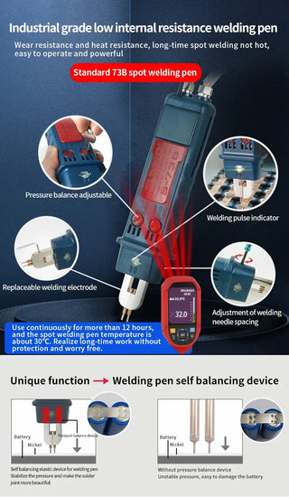 NEW Glitter 801D Pulse Battery Welding Machine Spot Welder Used For Welding Of Lithium Battery Pack Capacitor Energy Storage Spo