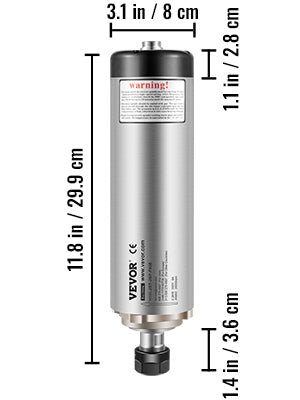 Air Cooled Spindle Motor ER20 CNC Milling Motor 2.2KW  220V 24000RPM 400 Hz for CNC Router Engraving Milling Grind Machine