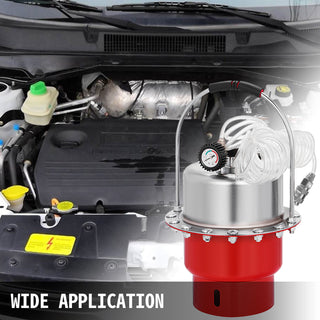 Pneumatic Air Pressure Brake Bleeder Kit Car Brake Fluid Oil Change Tool With 5L Tank for Bleeding Brake and Clutch System