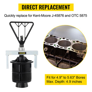 Cylinder Liner Remover For 4.9" to 5.63" Bore Compatible with Detroit Diesel 60 Series 12.7L & 14L and MTU S2000 Engines