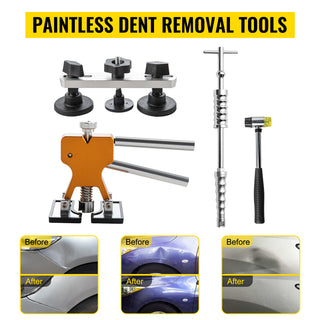 Paintless Dent Removal Rods Stainless Steel Rods Car Dent Repair Kit Glue Puller Kit for Auto Dent Removal Door Dings