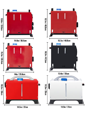 5 8KW Car Heater All in One Diesel Air Heater 12V with Silencer Remote Control for Car Truck Boat RV Parking Diesel Heater