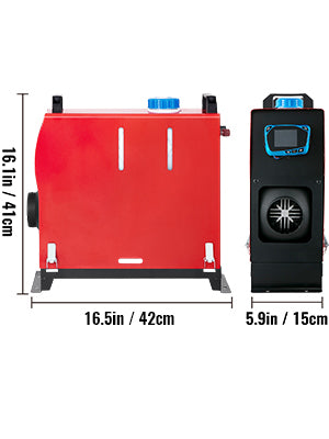 8KW Parking Heater 12V Car Diesel Air Heater All-In-One with LCD Monitor Bus Trailer Boat Trunk Diesel Vehicles Heating