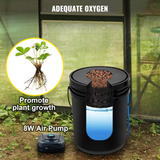 Hydroponics Deep Water Culture DWC Hydroponic System 5 Gallon 4 / 5 / 8 Buckets Hydroponic Systems, Parts & Accessories