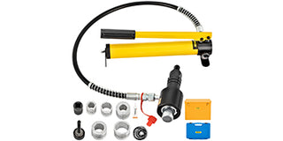 10Ton Hydraulic Exhaust Pipe Expander Kit 1-5/8 to 4-1/4Inch Manual Automotive Muffler Pipe Stretcher Expanding Tool Set