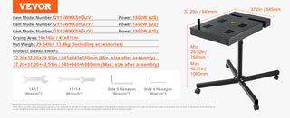 Pro Flash Dryer Upgrade 6000W Automatic Infrared IR Flash Dryer Dual Fan for Screen Printing Machine Temperature Control