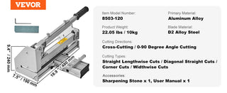 Floor Cutter 13 inch Cuts Vinyl Plank Laminate Engineered Hardwood Siding 0.47in Cutting Depth Effortless Easy Cutting