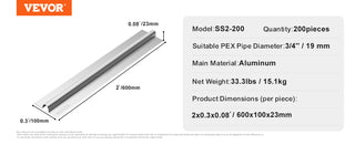 PEX Heat Transfer Plates Radiant Heat Plates PEX Pipe Durable Aluminum Install Underfloor Tubing Plates for Wooden Floors