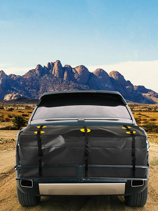 Hitch Cargo Carrier Bag Waterproof 840D PVC 11/12/22 Cubic Feet Heavy Duty Cargo Bag for Hitch Carrier with Strips