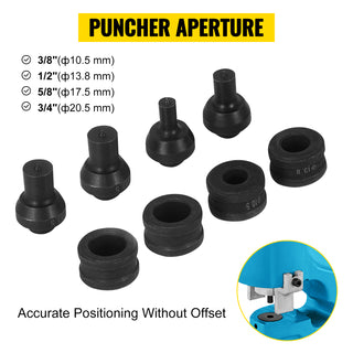 CH-70 Hydraulic Split Hole Puncher 35T Hole Digger Force Punching Tool Kit For Iron Plate Copper Aluminum Stainless Steel