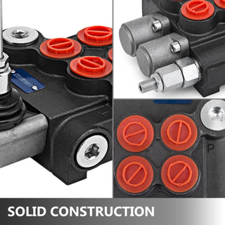 2 / 3 Spool 11GPM 3600PSI Directional Hydraulic Control Valve Double Acting Suitable Use for Pump Hydraulic Cylinder Motor