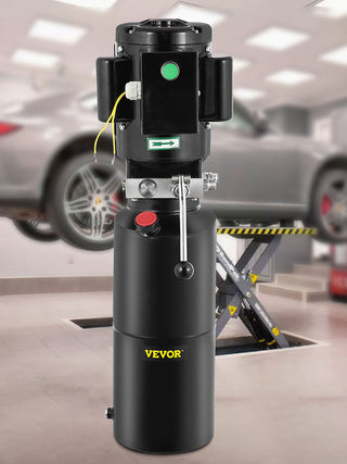 Car Lift Hydraulic Pump with 10L Tank Single Phase 220V 110V Power Unit Vehicle Hoist for Auto Repair and Aerial Platform