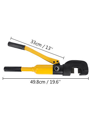 RC-22 Integral Hydraulic Rebar Cutter Clamp 13Ton Manuel Integral Cutting Tool Max Cutting 9/10in Making Roll Cages Frames