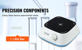 Magnetic Stirrer Hot Plate 0-1500/2000 RPM Hot Plate w/ Magnetic Stirrer 2L/3L/5L/20L Hot Plate Stirrer Stir Bars Included