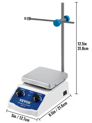 1000ML 3000ML Electric Magnetic Stirrer Hot Plate Vortex Mixer Shaker With Stir Bar Medical Bioloicgal Chemical Laboratory