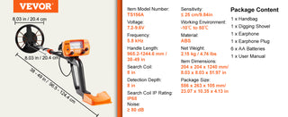 Metal Detector for Adults & Kids with LCD Display 7 Modes DSP Chip Higher Accuracy Gold Detector 10'' Detection Depth