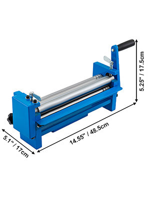 SJ-300 Slip Roll Machine Desktop Manual 300mm Wire Cones Cylinders Tube Roller Press Shaping Tool 2.5mm Metal Plate Bender