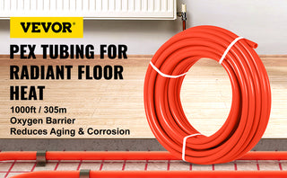 1/2 Inch x 1000ft Pex Tubing Oxygen Barrier O2 Red Radiant Floor Pipe Radiant Heating Systems-Pex Hot And Cold Water Pipe