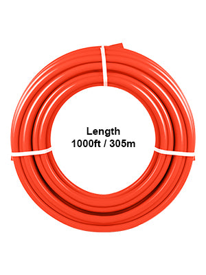 1/2 Inch x 1000ft Pex Tubing Oxygen Barrier O2 Red Radiant Floor Pipe Radiant Heating Systems-Pex Hot And Cold Water Pipe