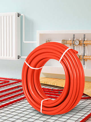 1/2 Inch x 1000ft Pex Tubing Oxygen Barrier O2 Red Radiant Floor Pipe Radiant Heating Systems-Pex Hot And Cold Water Pipe