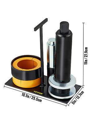 Carrier & Pinion Bearing Puller Compatible with Dana 30,40,50,60,70, 80, Ford 9/10.25" Tool with 3 45# Steel Clamshells