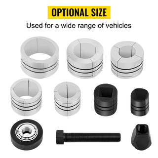 Exhaust Pipe Stretcher Kit 1-5/8" - 4-1/4" Exhaust Pipe Expander Kit for Tail Tube W/Storing Case 7 PCS Expander Exhaust