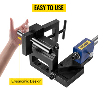 Tube Pipe Notcher Heavy Duty Flexible 0-50 Degree Rotation Angle for Creating Cracks in Pipes Cutting Metal Wood PVC Board