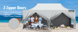 Pop-up Canopy Instant Canopies Removable Sidewalls Portable Gazebo UV Resistant Waterproof Tents for Outdoor Events Party