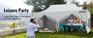 Pop-up Canopy Instant Canopies Removable Sidewalls Portable Gazebo UV Resistant Waterproof Tents for Outdoor Events Party