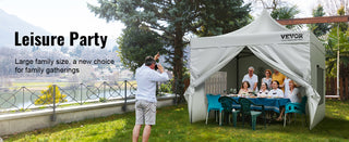 10x10 FT Pop up Canopy with Removable Sidewalls Portable Gazebo & Wheeled Bag  UV Resistant Waterproof Tent for Patio