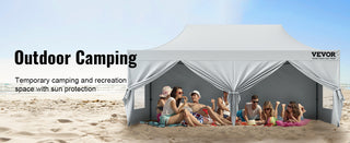 Pop-up Canopy Instant Canopies Removable Sidewalls Portable Gazebo UV Resistant Waterproof Tents for Outdoor Events Party