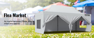 Pop-up Canopy Instant Canopies Removable Sidewalls Portable Gazebo UV Resistant Waterproof Tents for Outdoor Events Party