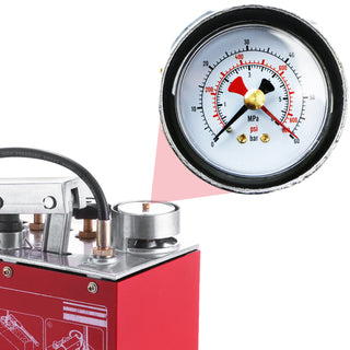 Hydraulic Manual Pressure Test Pump Hydrostatic Water Pressure Tester 0-50 Bar 12L Tank for Pipeline Heating Irrigation