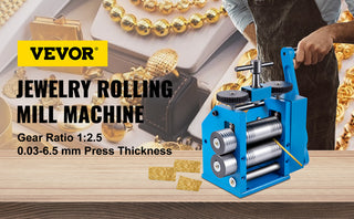 3Inch Rolling Mills Gear Ratio 1:2.5 Manual Combination Metal Jewelry Sheet Square Semicircle Pattern Wire Roller Mill