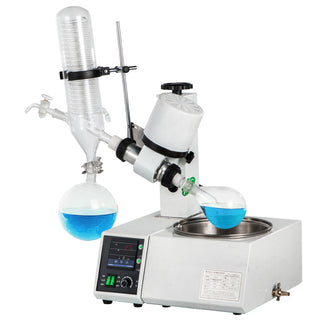 2L 5L R201D RE501 Manual Auto Lifting with LCD Screen 5-120rpm Professional Rotary Evaporator Set Borosilicate Glass