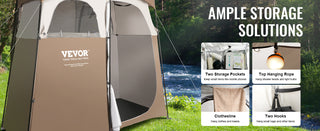 Portable Outdoor Camping Tent 83x42x83in Bath Changing Fitting Room Tent Shower Tent Shelter Camping Beach Camping Tent