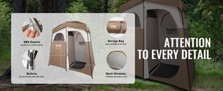 Portable Outdoor Camping Tent 83x42x83in Bath Changing Fitting Room Tent Shower Tent Shelter Camping Beach Camping Tent