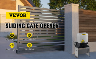 Sliding Gate Opener Electric Operator AC600 1400 lbs with 2 Remote Controllers Move Speed 43 ft Per Min Basic Model