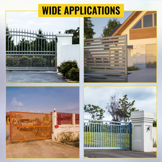 Sliding Gate Opener Electric Operator AC600 1400 lbs with 2 Remote Controllers Move Speed 43 ft Per Min Basic Model