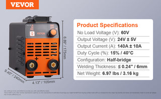 Stick Welder 140A/160A/200A ARC/Lift TIG 2-IN-1 Welding Machine with IGBT Inverter Portable MMA Welder Machine Hot Start