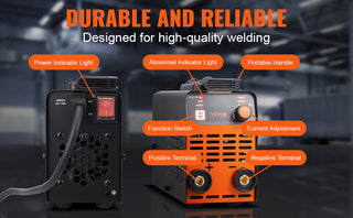 Stick Welder 140A/160A/200A ARC/Lift TIG 2-IN-1 Welding Machine with IGBT Inverter Portable MMA Welder Machine Hot Start