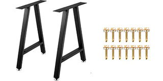 2pcs Industrial Metal Table Legs Table Desk Leg A-Shape Frame Furniture Legs Dining Coffee Table Stand Feet For Home DIY