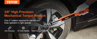 3/8" 1/2" Digital Torque Wrench Drive Electronic Torque Wrench Torque Wrench Kit 3.7-37/25-250ft.lb Torque Accurate Range