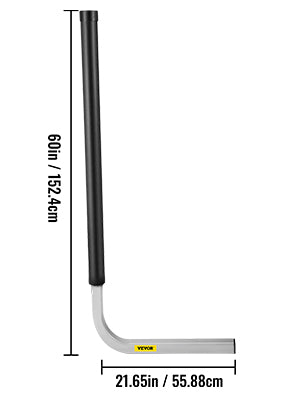 Boat Trailer Guide-ons 22" / 40" / 48" / 60" Steel Trailer Post w/2PCS PVC Tube Covers & Boat Accessories w/Mounting Parts