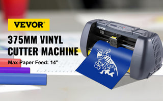 14 Inch Vinyl Cutter Machine with Stand Sign Making Vinly Sign Cutting Plotter Starter Bundle Kits Signmaster Software