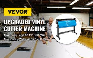 53 Inch Vinyl Cutter Plotter Machine 1350mm Vinyl Cutting Plotter Signmaster LCD Screen for DIY Advertising Label Making