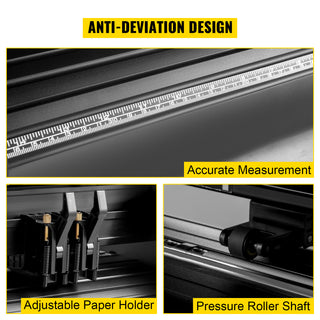 14 Inch Vinyl Cutter Machine with Stand Sign Making Vinly Sign Cutting Plotter Starter Bundle Kits Signmaster Software