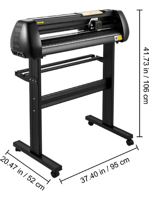 28in Vinyl Cutter Machine Cutting Plotter Adjustable Speed and Force DIY Cutting Machine Kit for Signs Banners Stickers