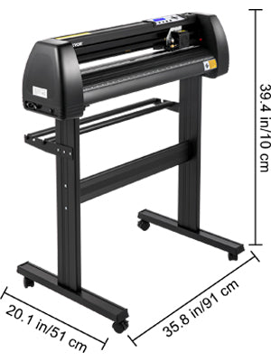 28in Vinyl Cutter Machine Vinyl Plotter LCD Display with SignCut Software